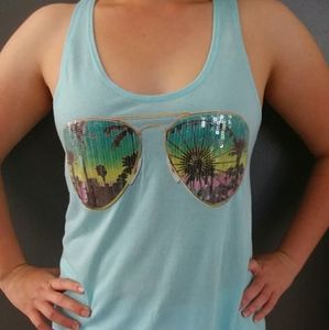 JERRY LEIGH APPAREL Sunglasses Tank Top